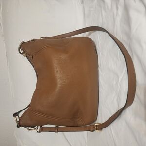 Michael Kors Tan Leather Hobo Shoulder Bag with Matching Wallet